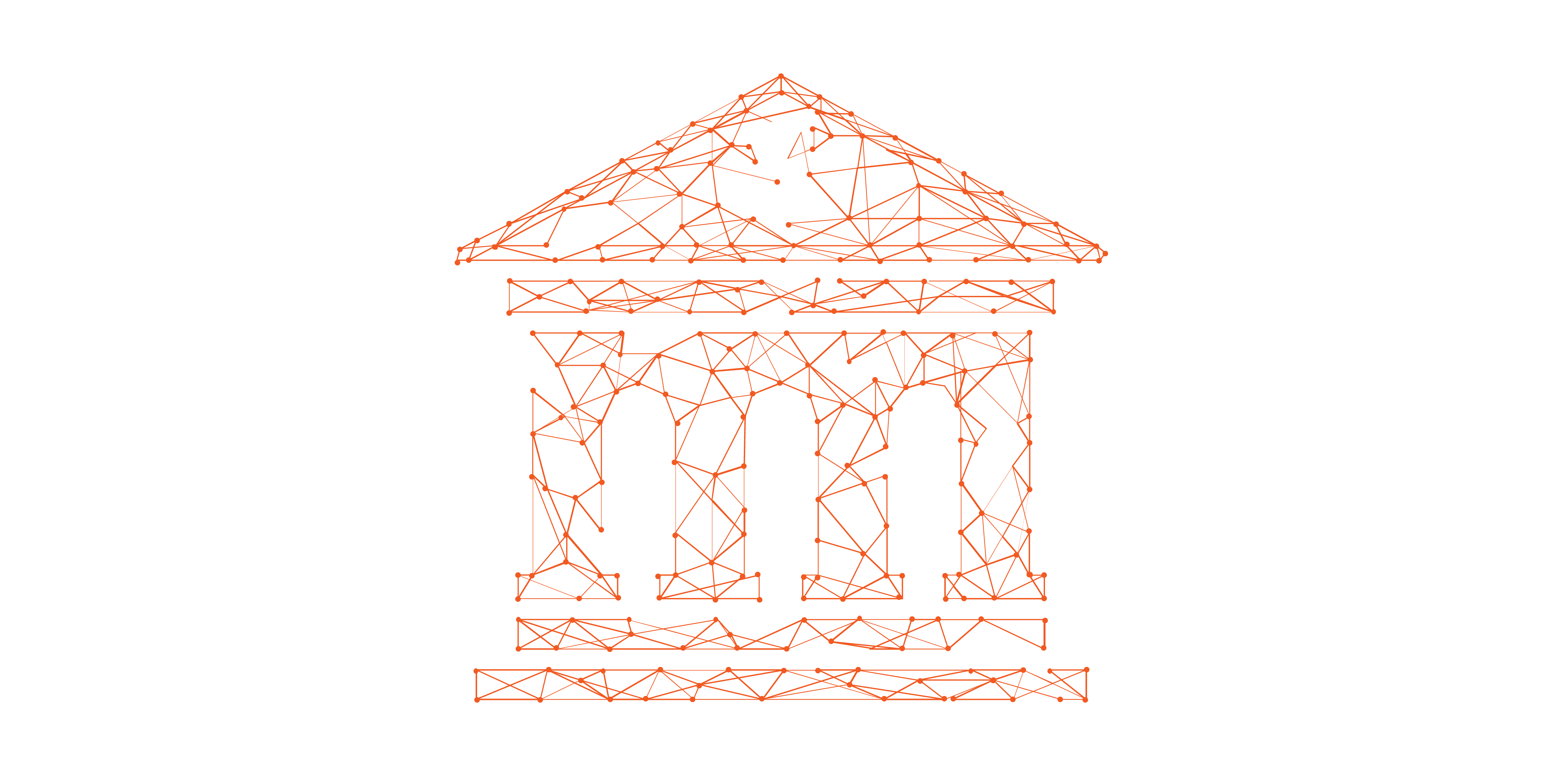 Quant-style illustration of a bank.